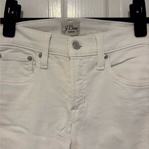 J. Crew Women's Petite White Denim Jeans
